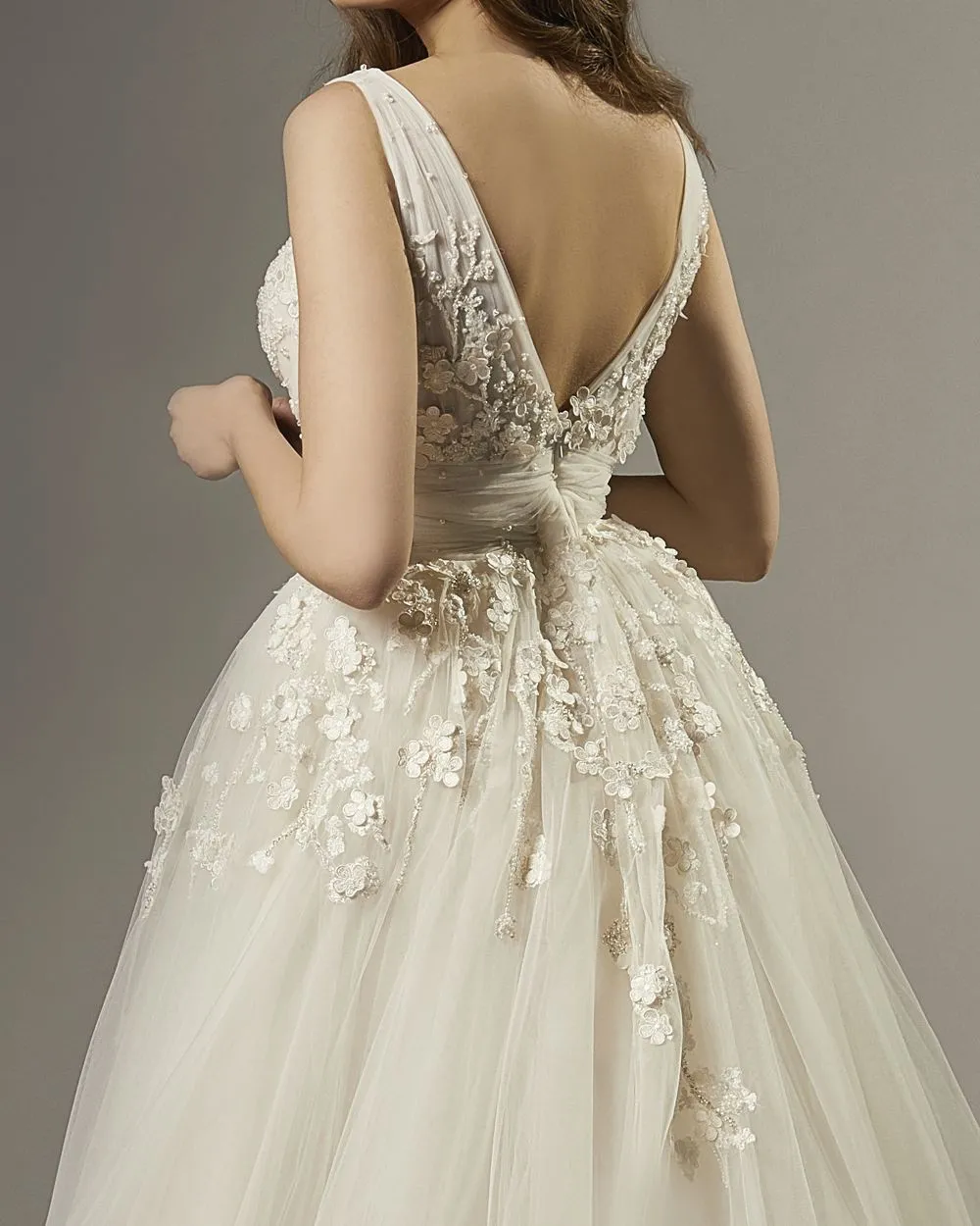 Floral Embellished Gown FRESIA