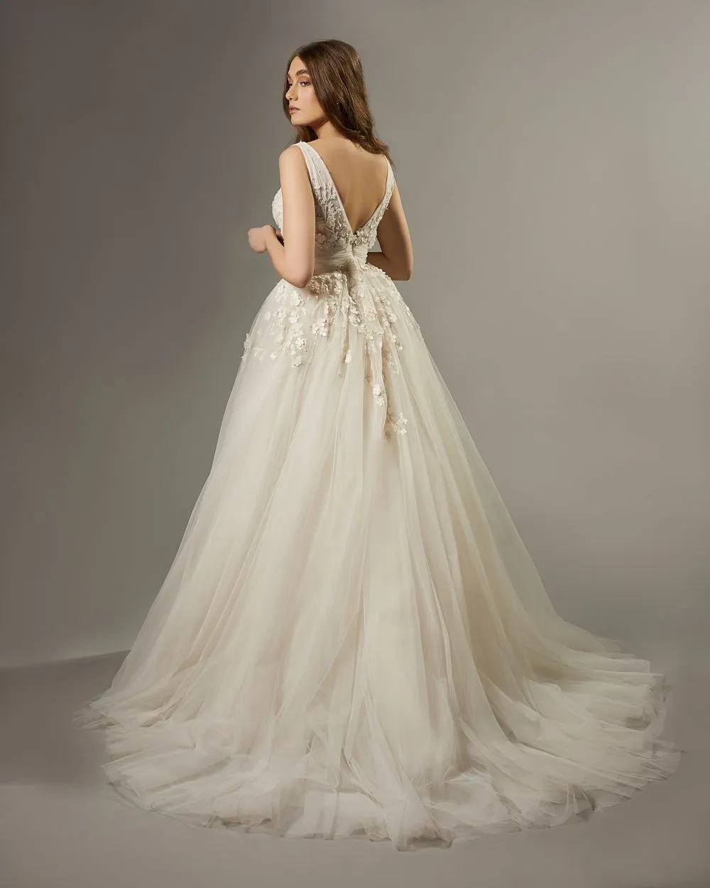 Floral Embellished Gown FRESIA