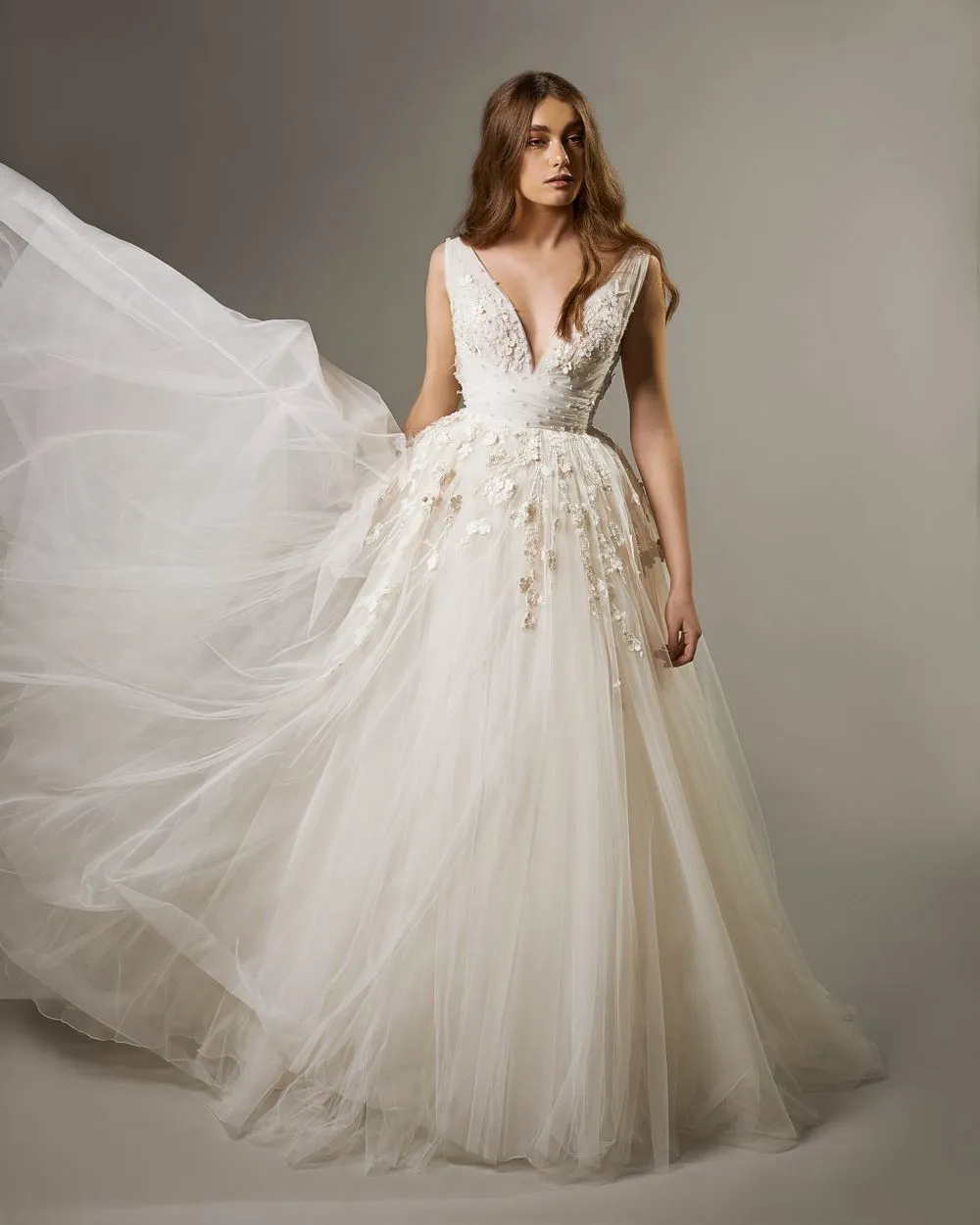 Floral Embellished Gown FRESIA