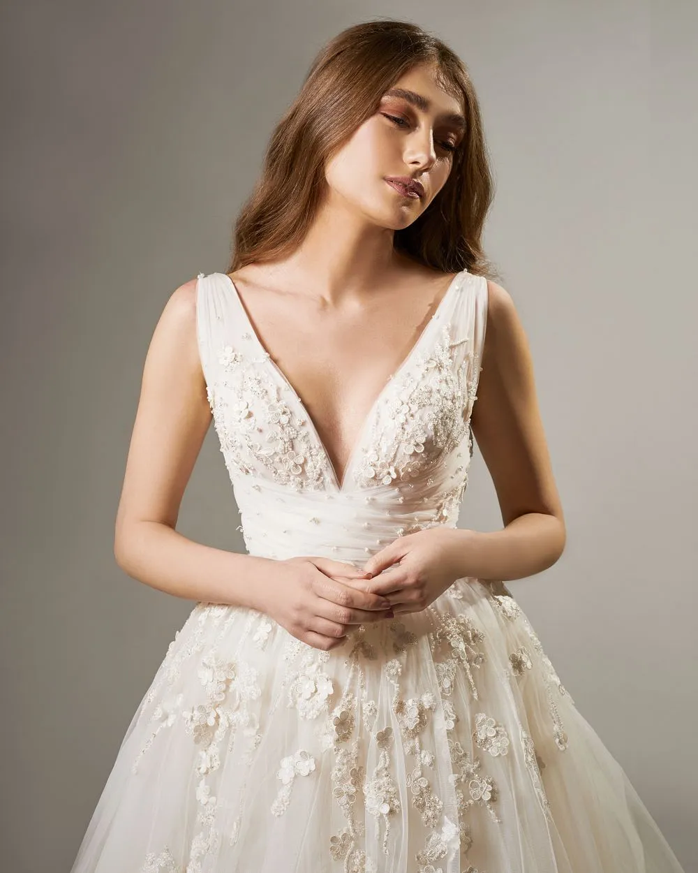 Floral Embellished Gown FRESIA
