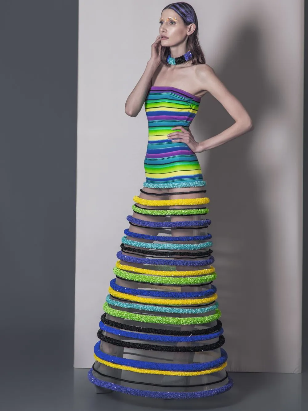 Hand Embellished Dress
