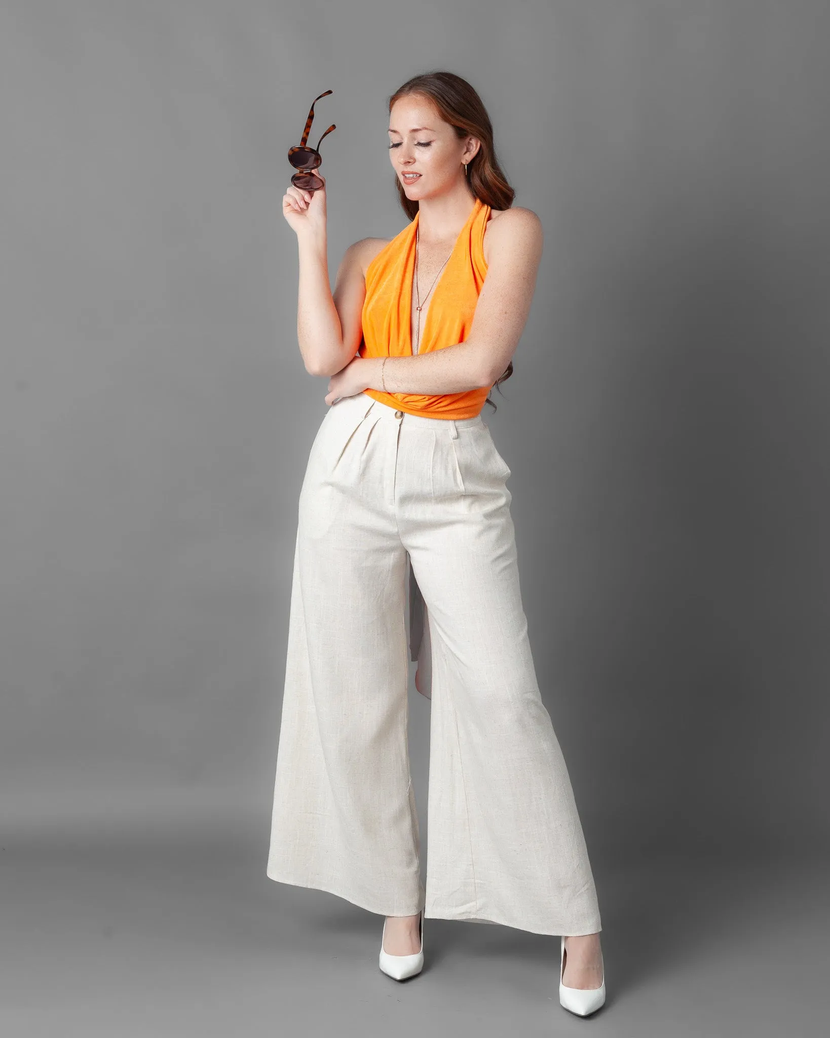 Harrisburg Linen Wide Leg Pants