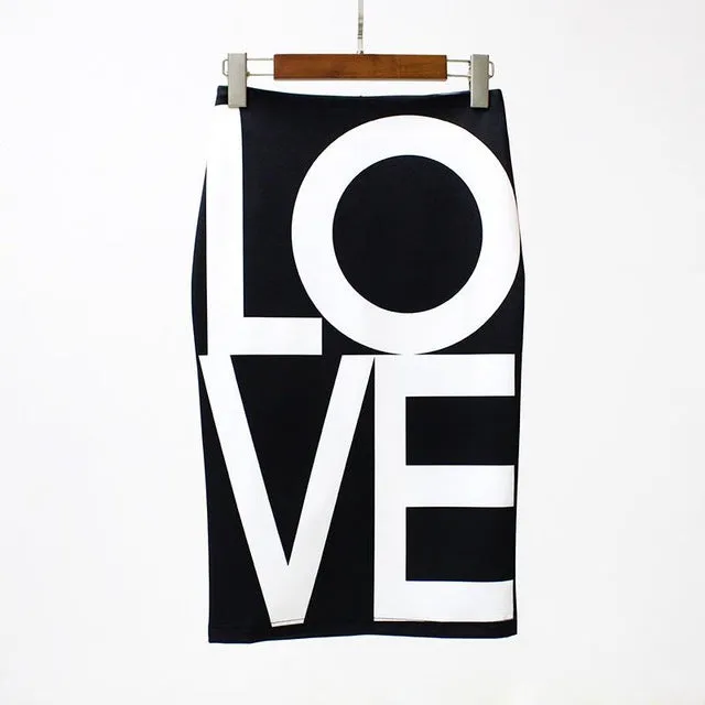 Pencil Elegant Bodycon Skirt