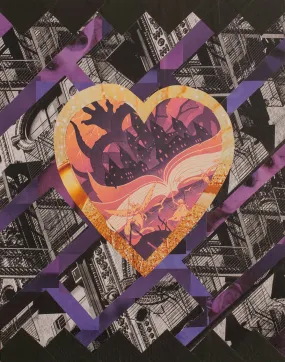 "We've Come So Far," original collage, 14" x 11"