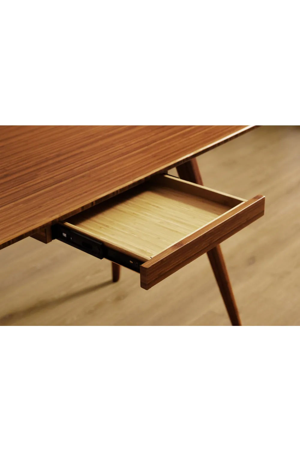 Solid Amber Bamboo Desk | Greenington Studio Plus